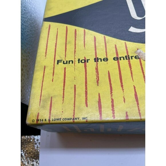 Vintage 1956 Lowe Yahtzee Board Game Dice Family Vintage Condition as is - Picture 5 of 7